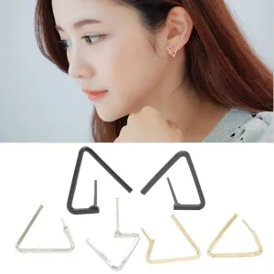 Temperament Fashion Simple Triangle Earrings