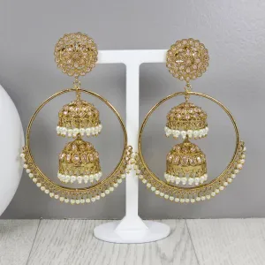 Traditional Indian Jhumka Earrings