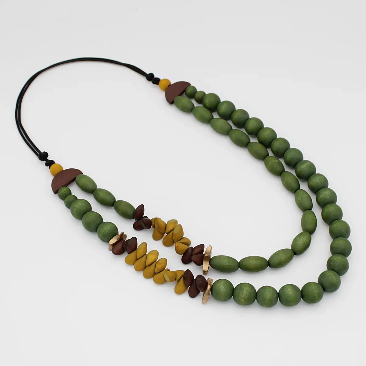 Verde Forrest Necklace, Green